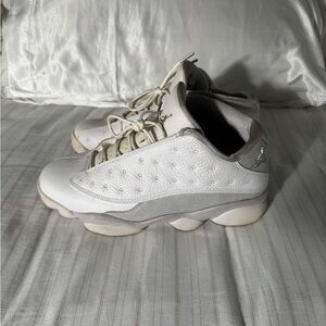 White and Gray Sneakers